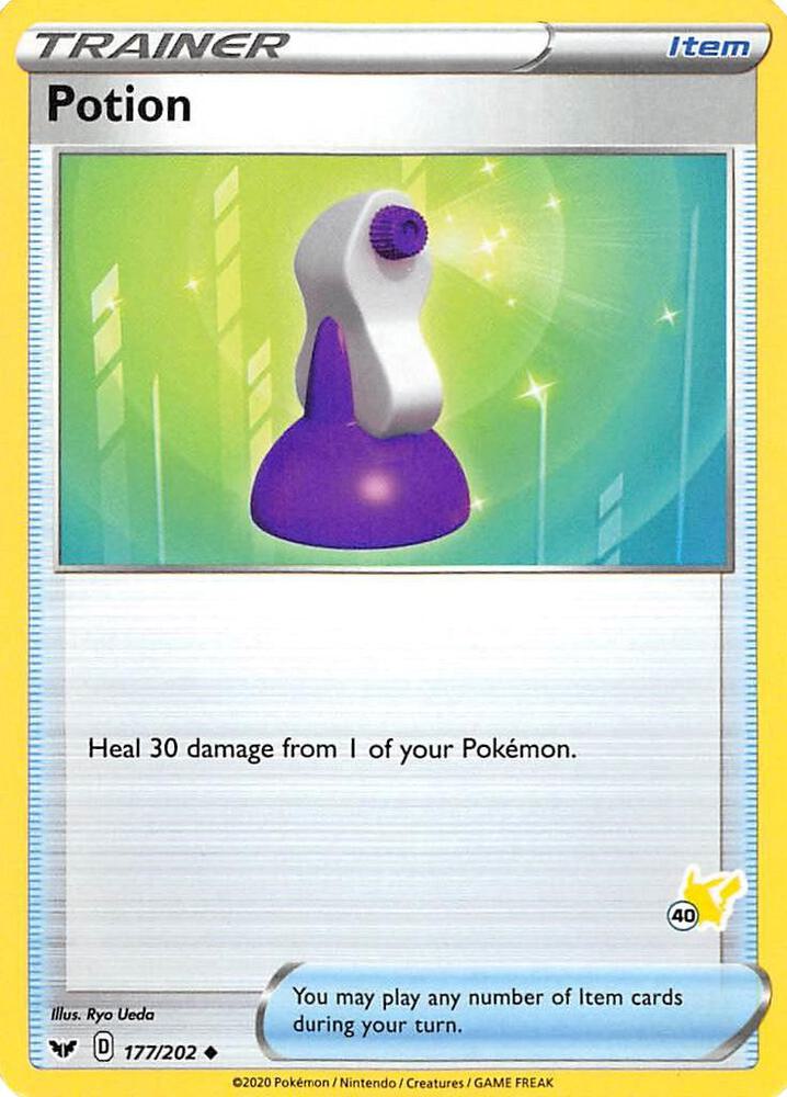 Potion - 177/202 (#40 Pikachu Stamped) - Battle Academy 2022
