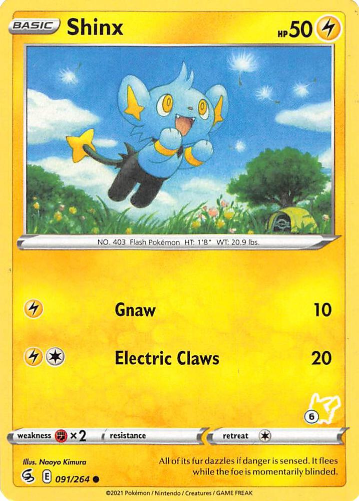Shinx (#6 Pikachu Stamped)
