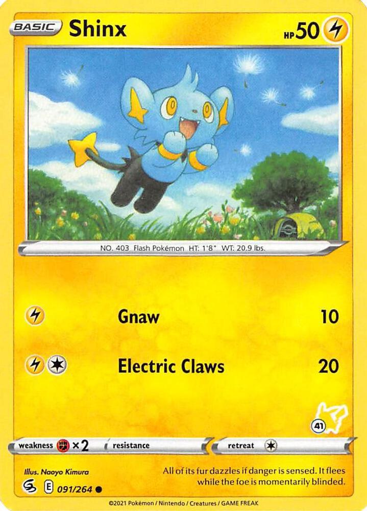 Shinx (#41 Pikachu Stamped)