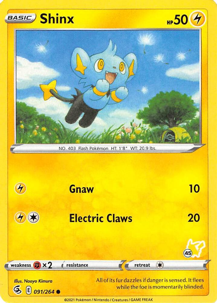 Shinx (#45 Pikachu Stamped)