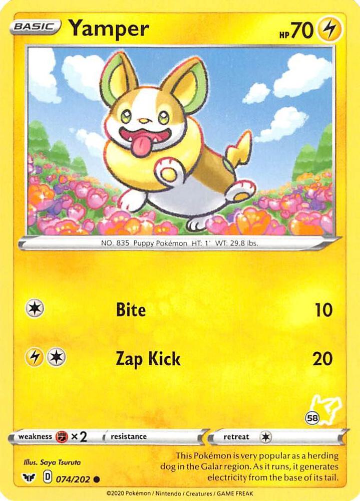 Yamper (#58 Pikachu Stamped)