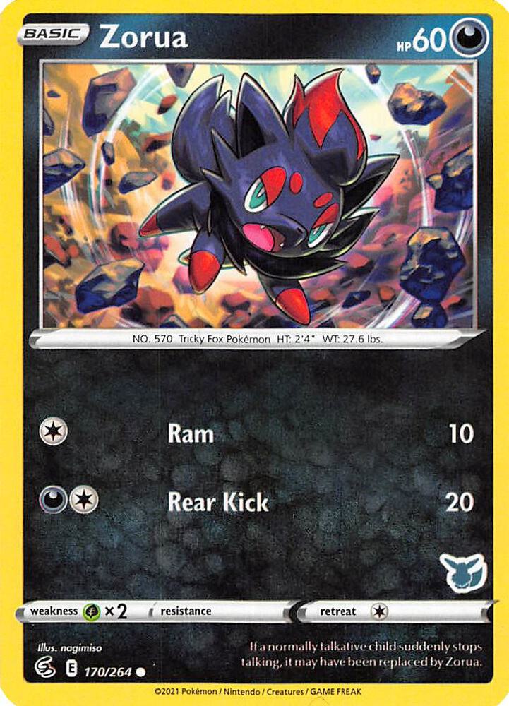 Zorua - 170/264 (Eevee Stamped) - Battle Academy 2022