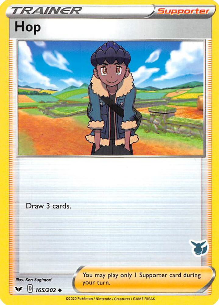 Hop - 165/202 (Eevee Stamped) - Battle Academy 2022