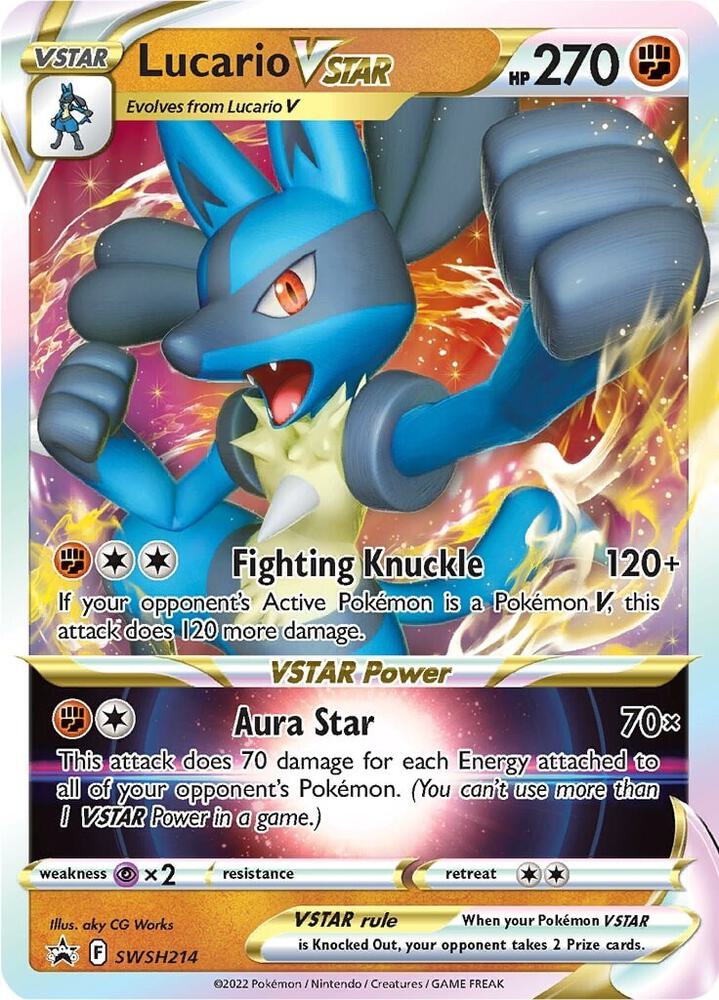 Lucario VSTAR - SWSH214 - SWSH: Sword & Shield Promo Cards