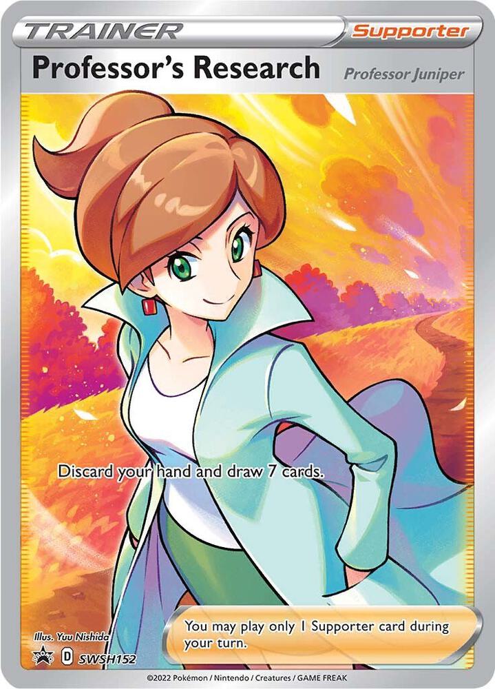Professor's Research [Professor Juniper] - SWSH152 - SWSH: Sword & Shield Promo Cards