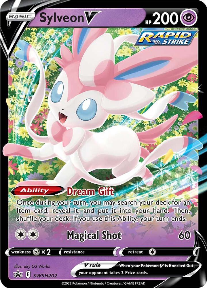 Sylveon V - SWSH202 - SWSH: Sword & Shield Promo Cards