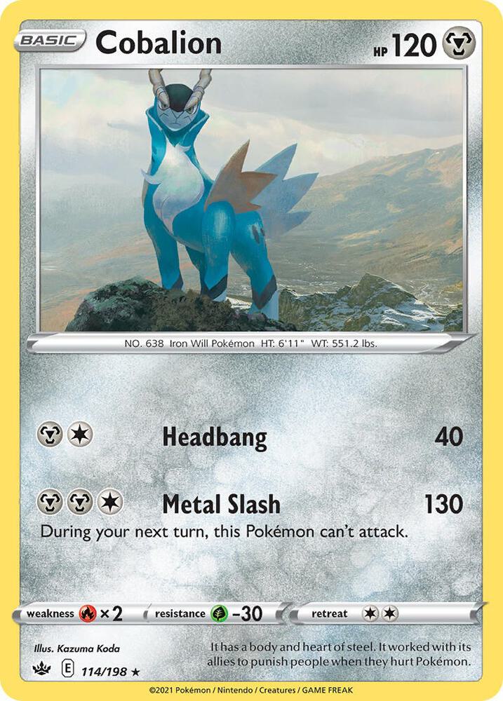 Cobalion - 114/198 - Deck Exclusives