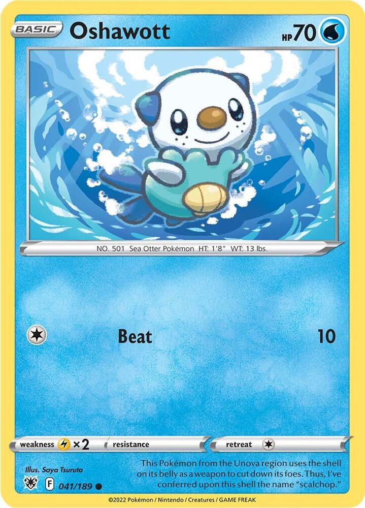Oshawott - SWSH10: Astral Radiance