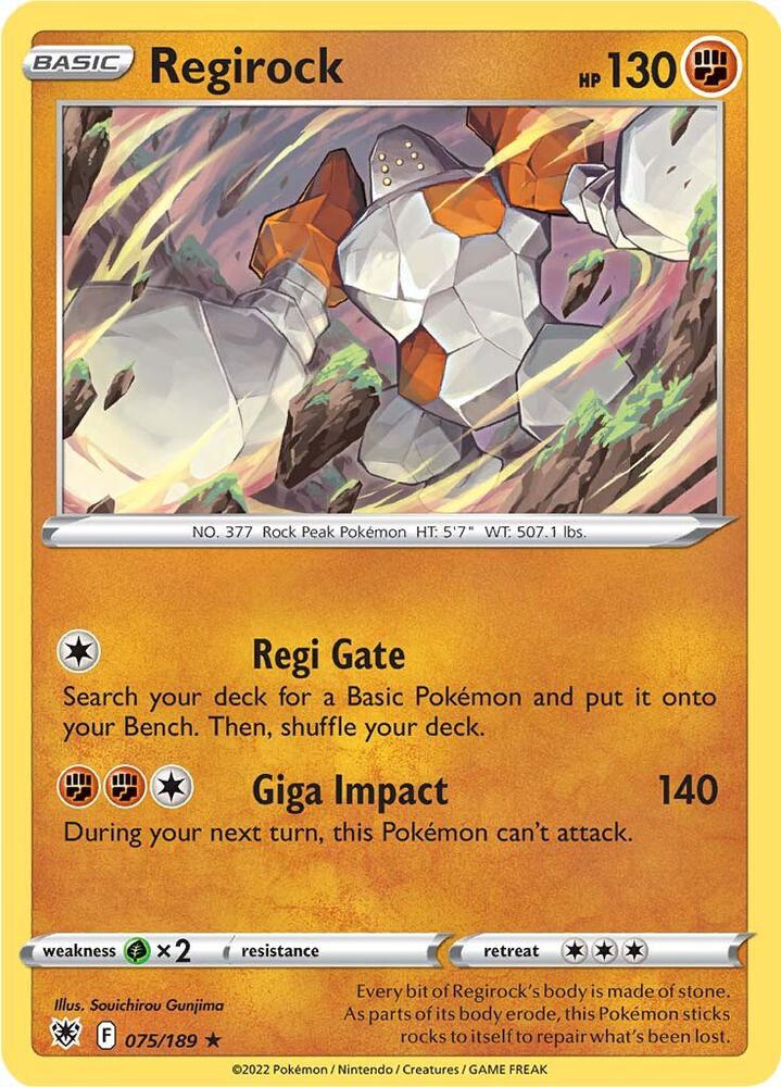 Regirock - SWSH10: Astral Radiance