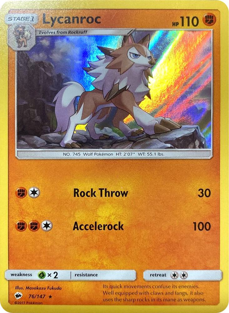 Lycanroc (Water Web Holo)