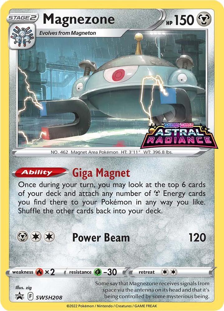 Magnezone - SWSH208 - SWSH: Sword & Shield Promo Cards