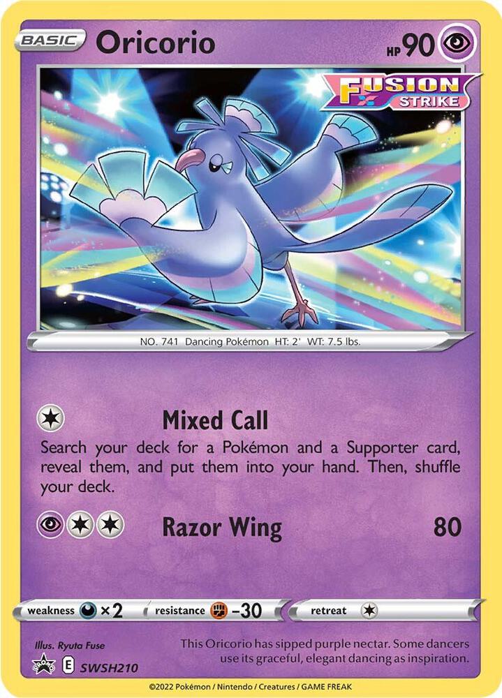 Oricorio - SWSH210 - SWSH: Sword & Shield Promo Cards