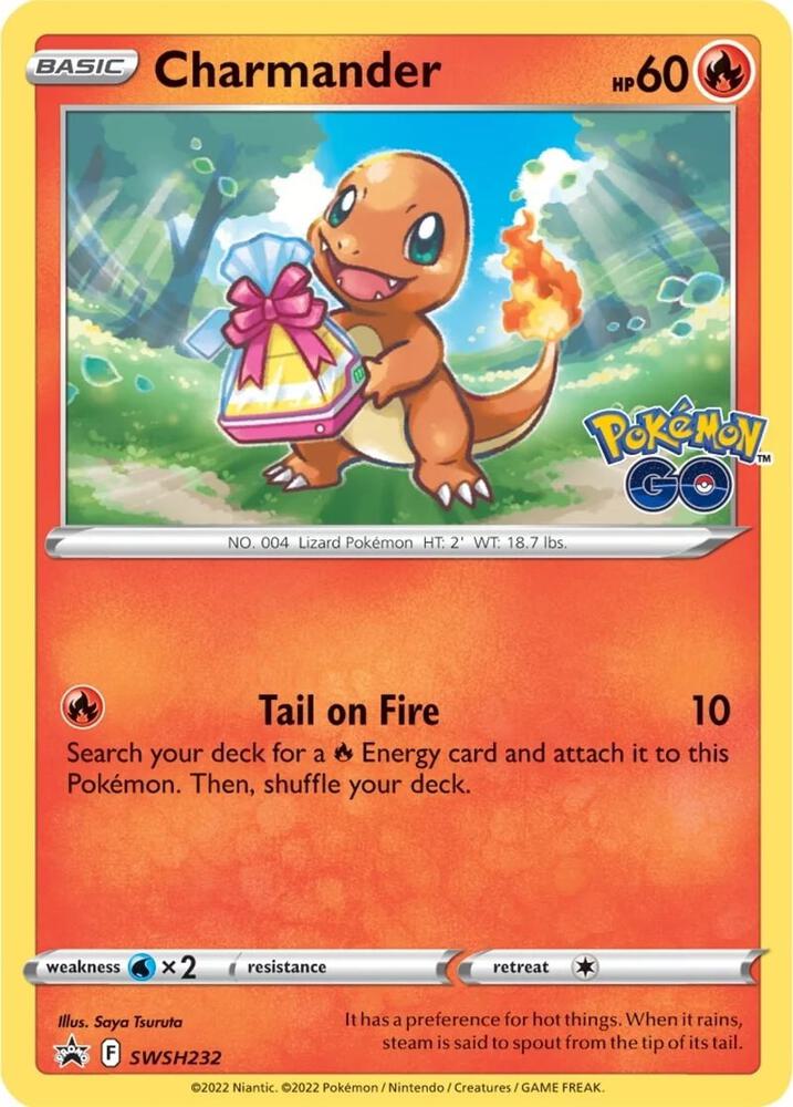Charmander - SWSH232 - SWSH: Sword & Shield Promo Cards