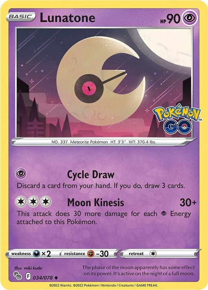 Lunatone - Pokemon GO