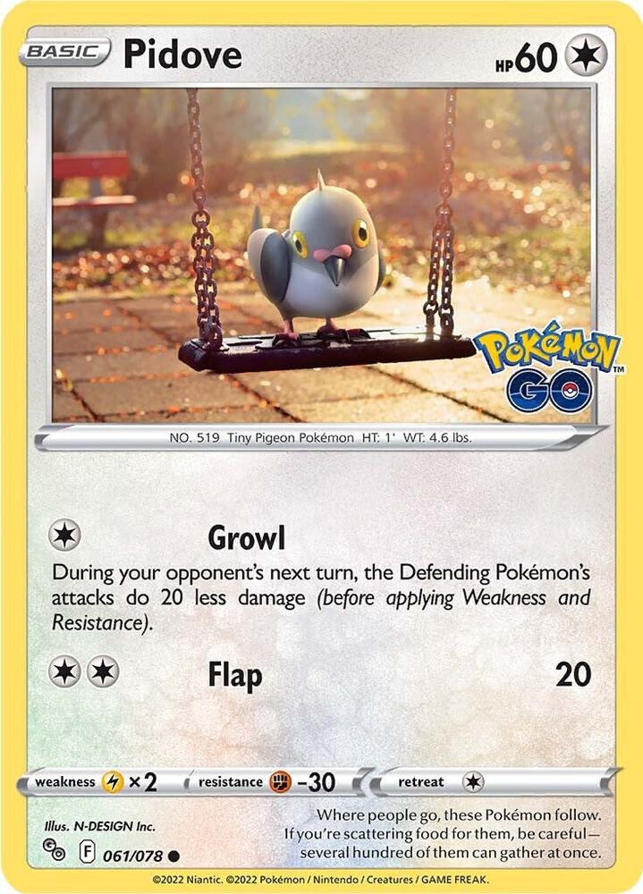 Pidove - Pokemon GO