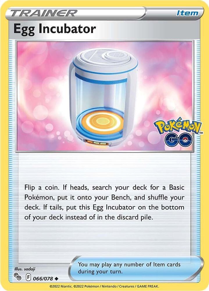 Egg Incubator - Pokemon GO