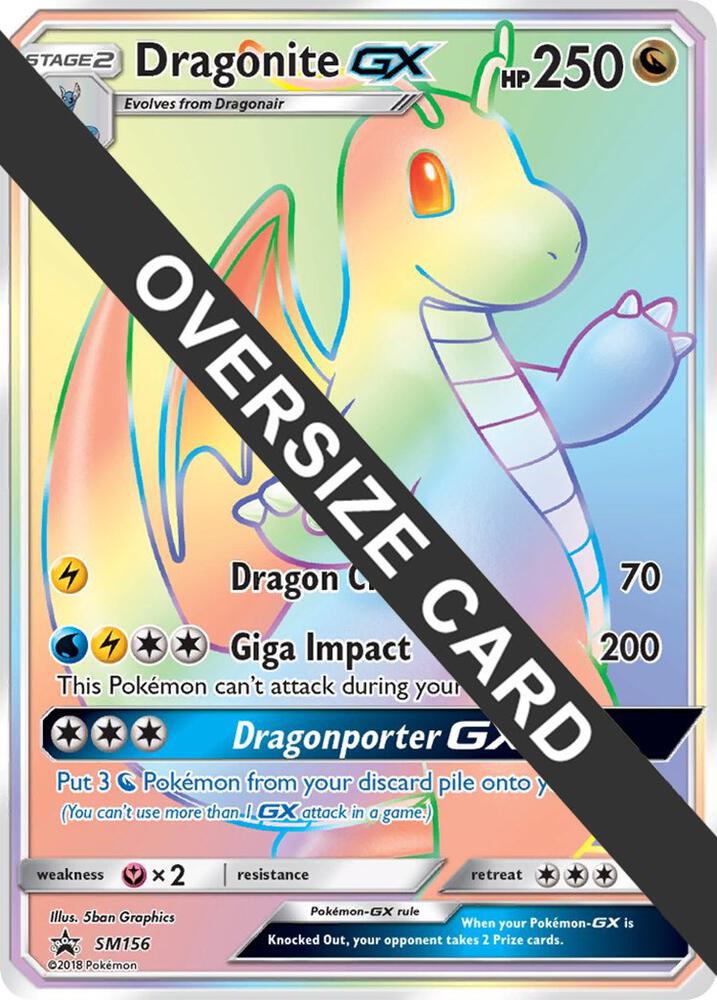 Dragonite GX - SM156 - Jumbo Cards