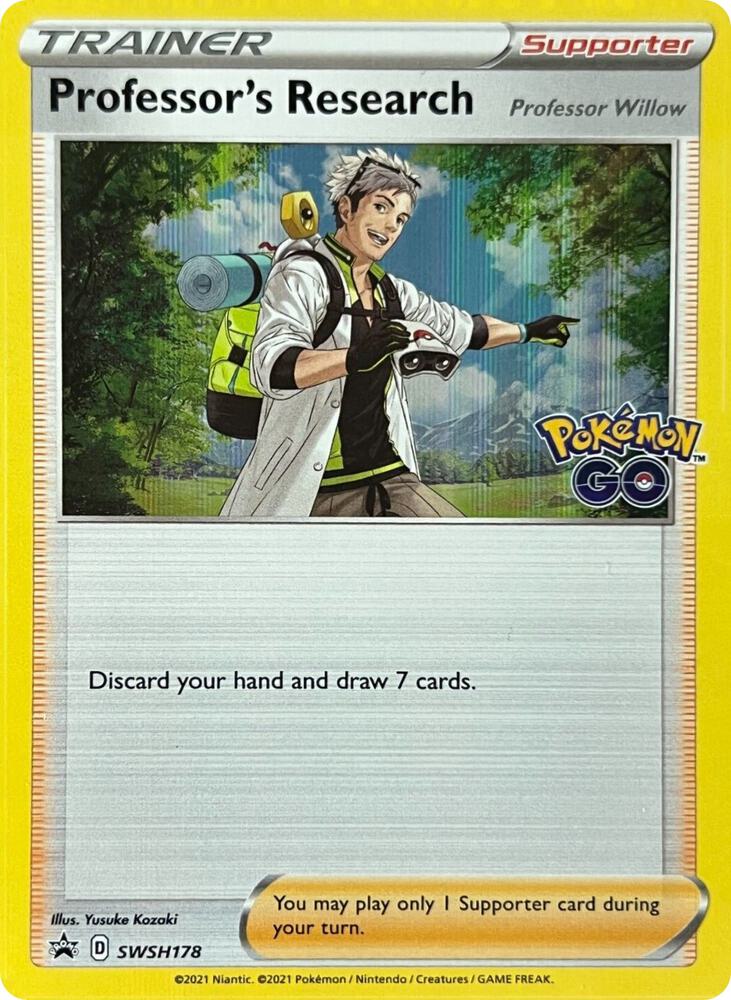 Professor's Research [Professor Willow] - SWSH178 - SWSH: Sword & Shield Promo Cards