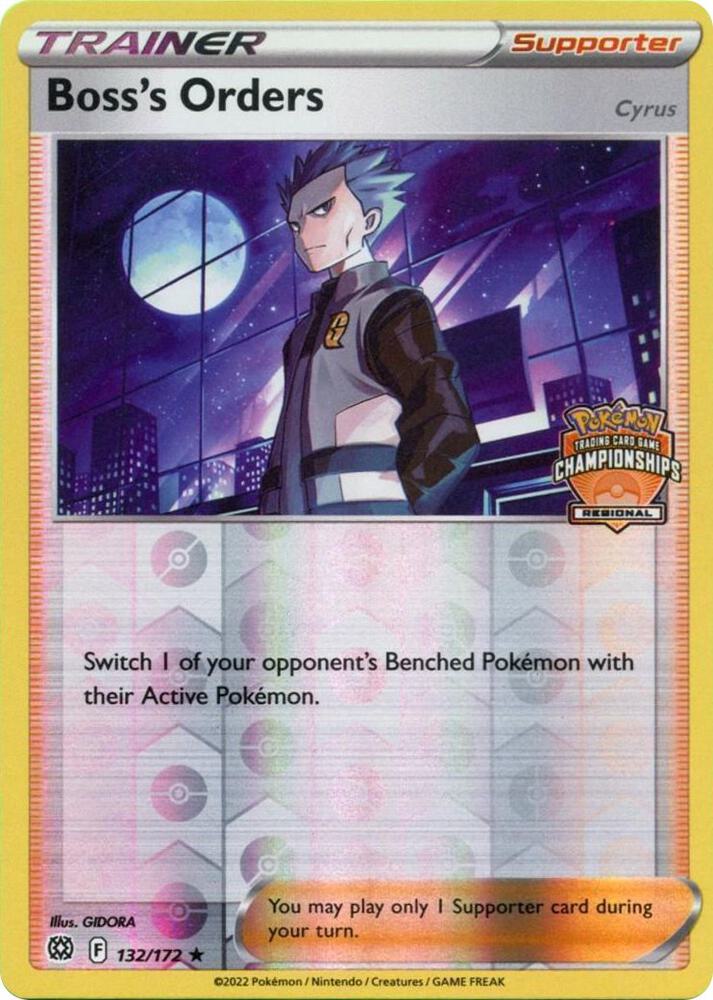Boss's Orders [Cyrus] - 132/172 (Regional Championships) - League & Championship Cards