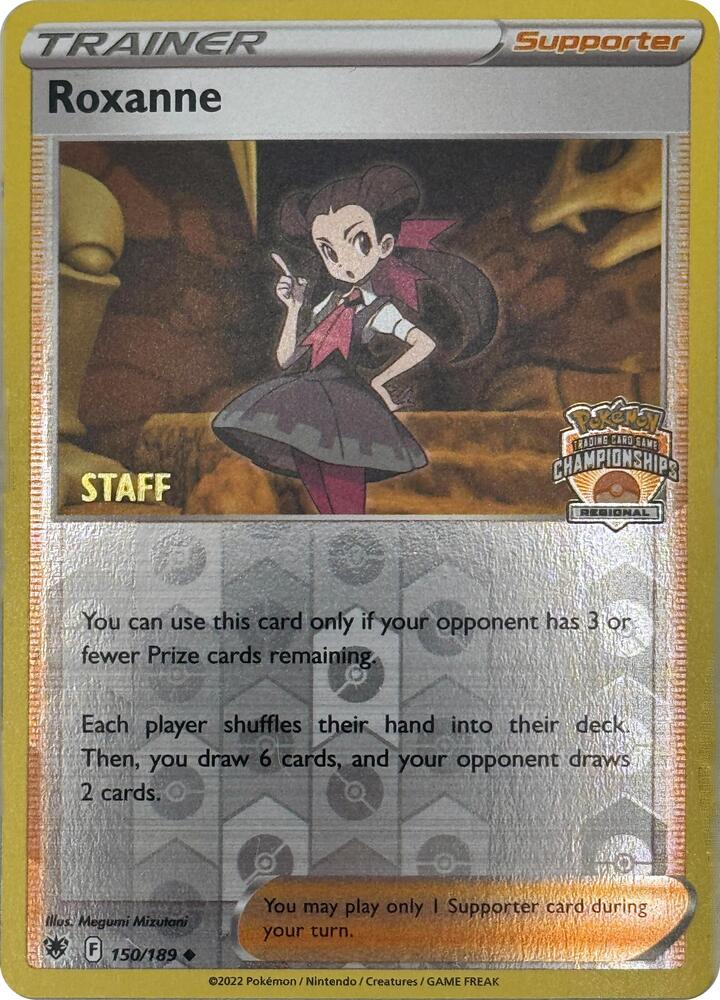 Roxanne - 150/189 (Regional Championships) [Staff] - League & Championship Cards