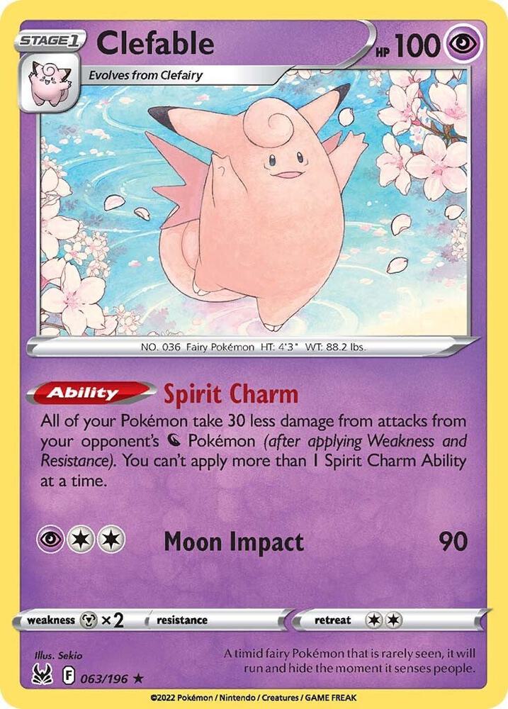 Clefable - SWSH11: Lost Origin