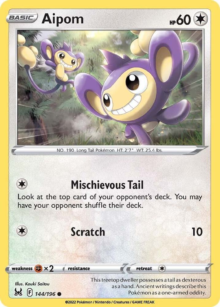 Aipom - SWSH11: Lost Origin
