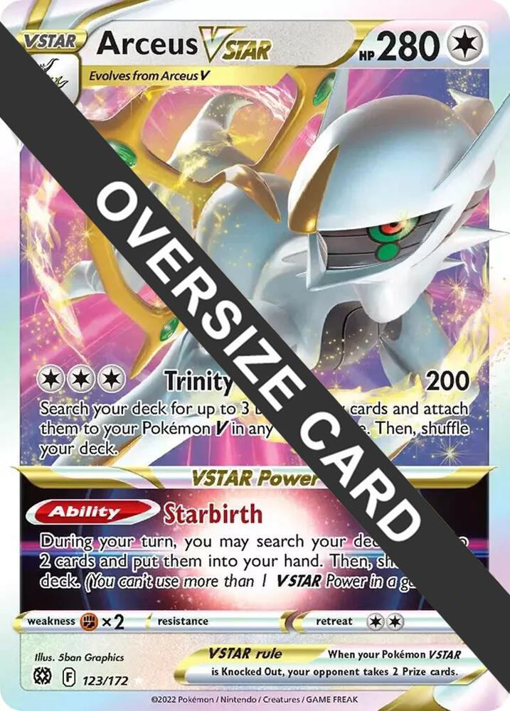 Arceus VSTAR - 123/172 - Jumbo Cards