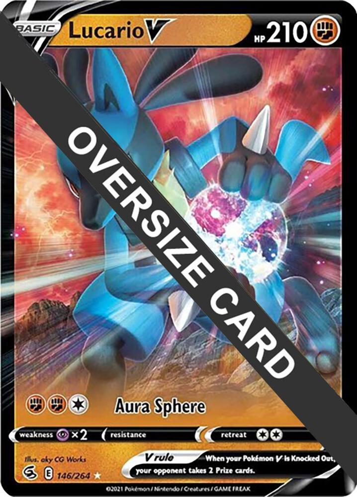 Lucario V - 146/264 - Jumbo Cards