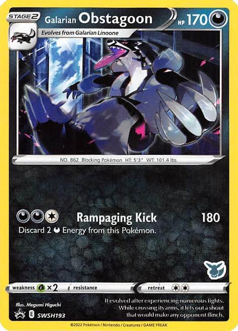 Galarian Obstagoon (Eevee Stamped)