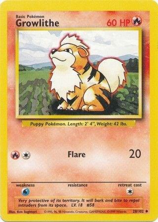 Growlithe - Base Set