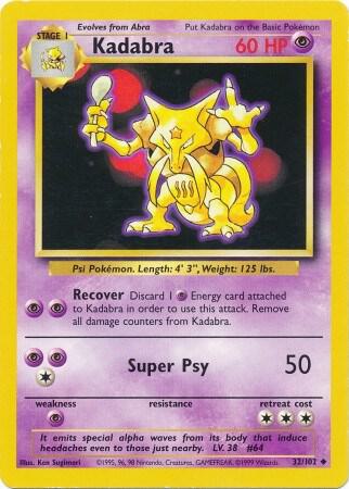 Kadabra - Base Set