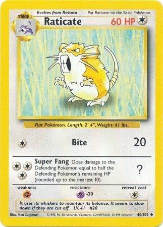 Raticate - Base Set