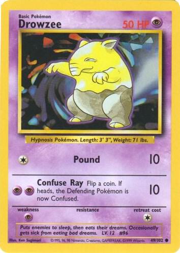 Drowzee - Base Set
