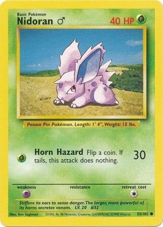 Nidoran M - Base Set