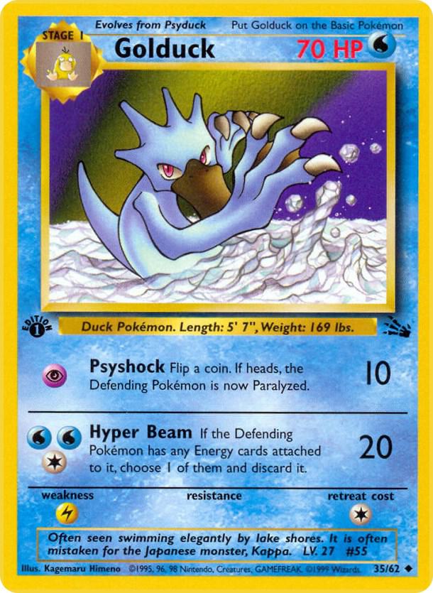 Golduck - Fossil