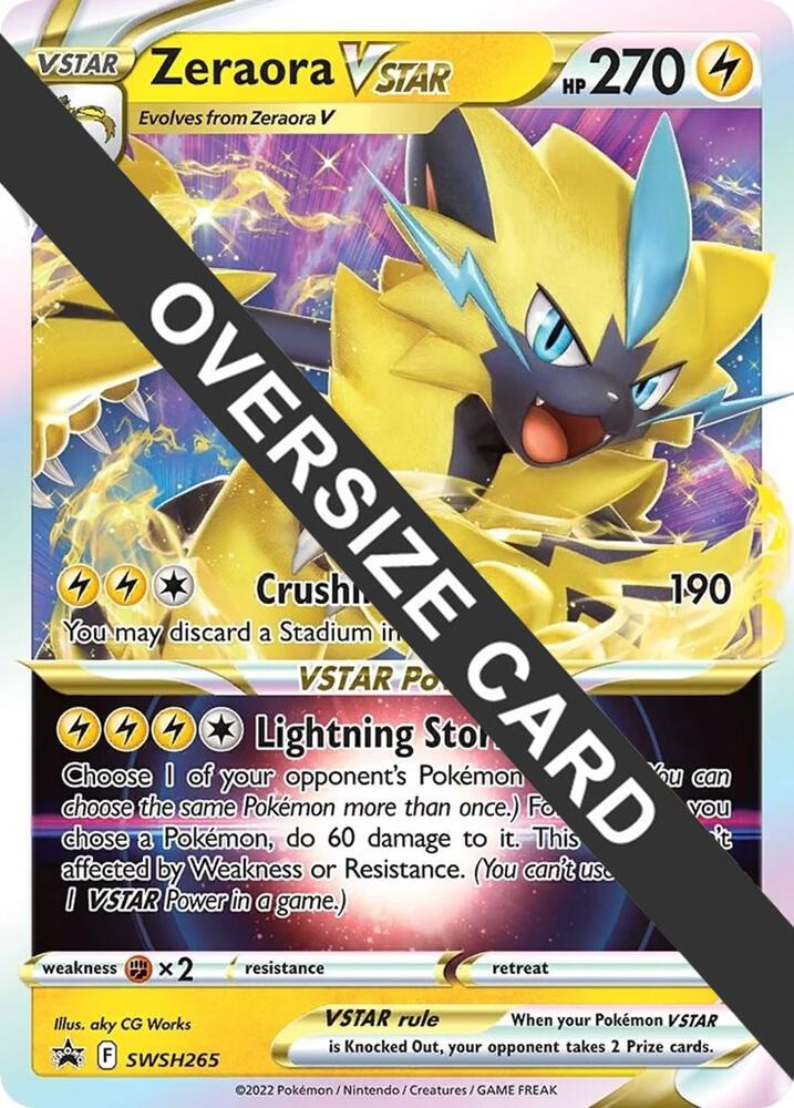 Zeraora VSTAR - SWSH265 - Jumbo Cards