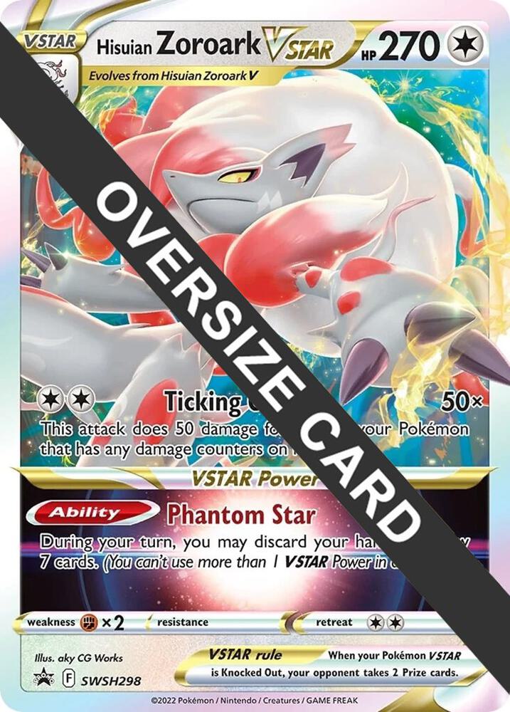 Hisuian Zoroark VSTAR - SWSH298 - Jumbo Cards