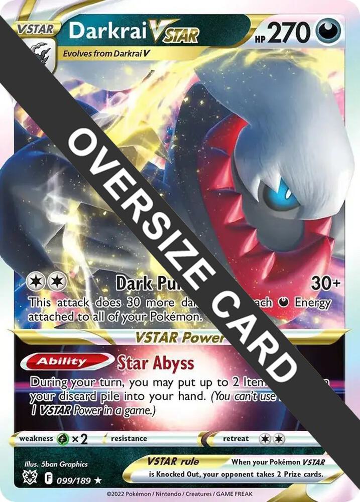 Darkrai VSTAR - 099/189 - Jumbo Cards
