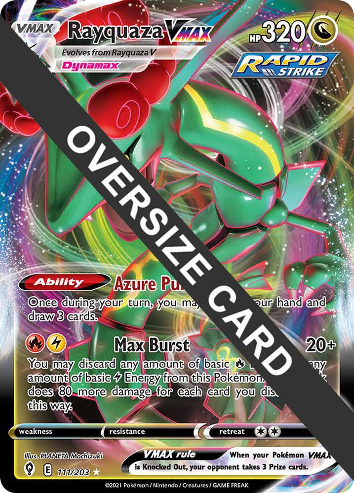 Rayquaza VMAX - 111/203 - Jumbo Cards