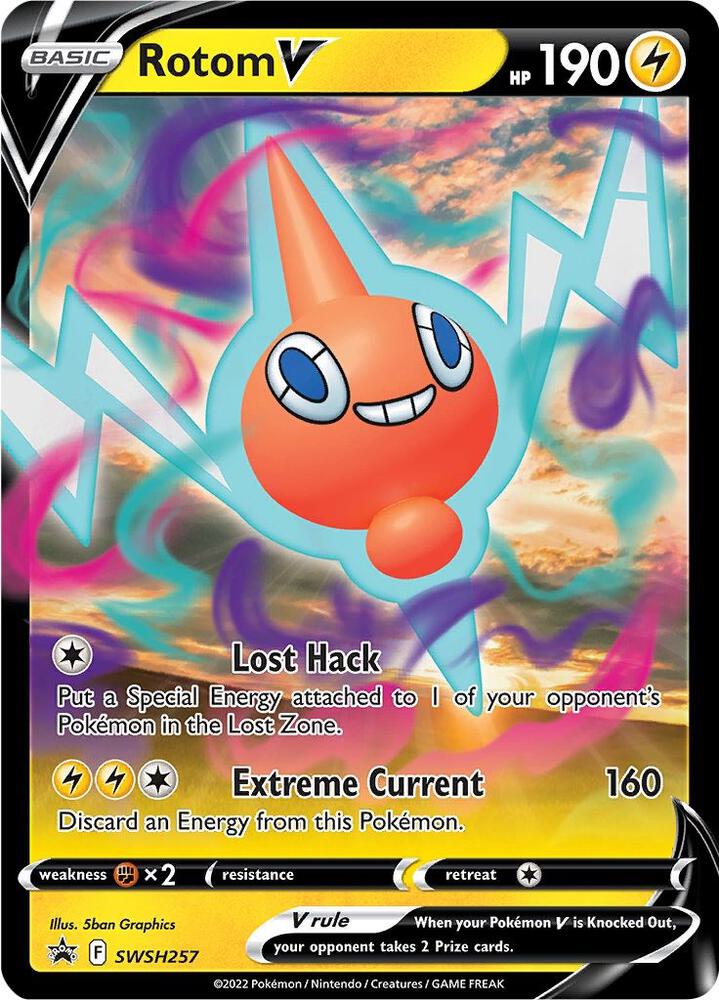 Rotom V - SWSH257 - SWSH: Sword & Shield Promo Cards