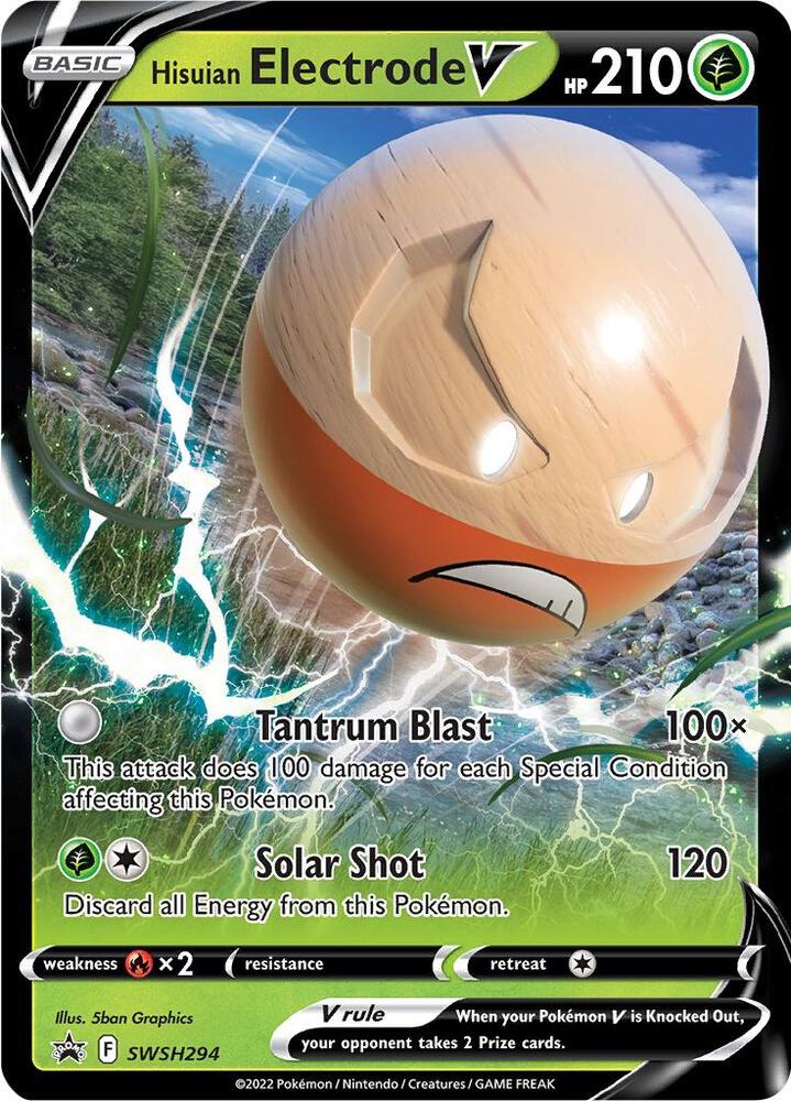 Hisuian Electrode V - SWSH294 - SWSH: Sword & Shield Promo Cards