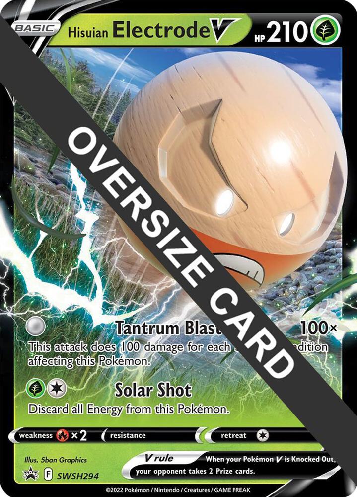 Hisuian Electrode V - SWSH294 - Jumbo Cards