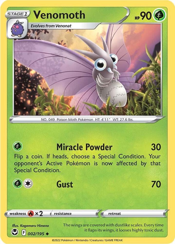 Venomoth - SWSH12: Silver Tempest