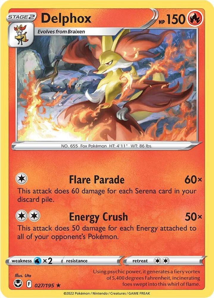 Delphox - SWSH12: Silver Tempest