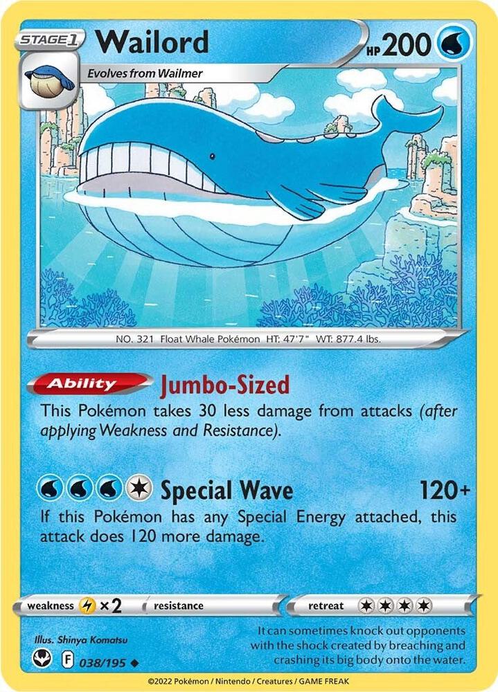 Wailord - SWSH12: Silver Tempest