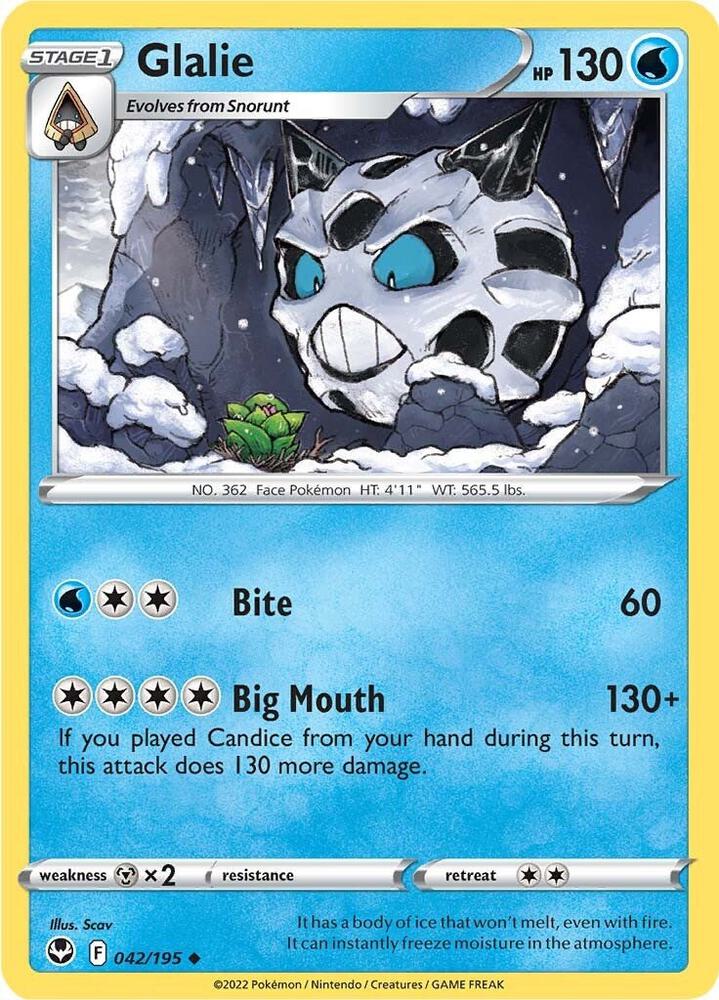 Glalie - SWSH12: Silver Tempest