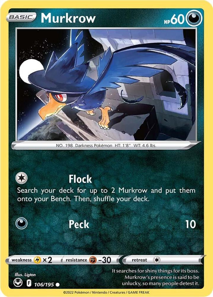 Murkrow - SWSH12: Silver Tempest