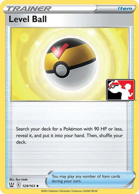 Level Ball - 129/163 - Prize Pack Series Cards