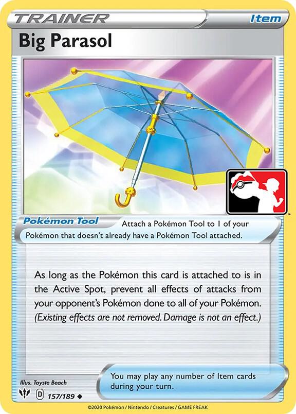 Big Parasol - 157/189 - Prize Pack Series Cards