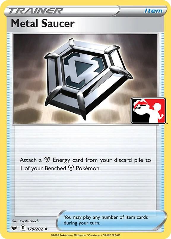 Metal Saucer - 170/202 - Prize Pack Series Cards